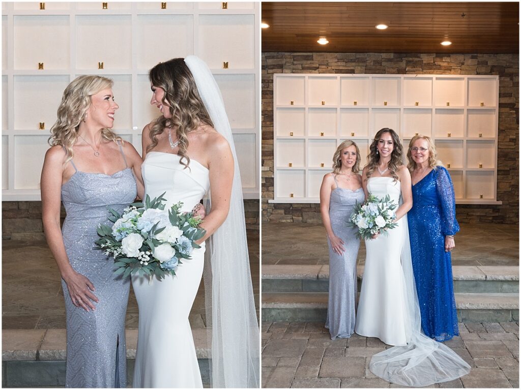 Family formals at the Stone house at Stirling ridge