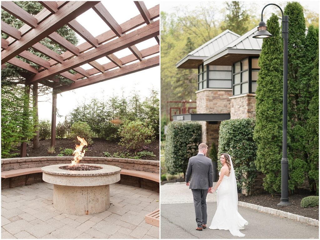 bridal portraits at Stone House at Stirling Ridge in Warren NJ