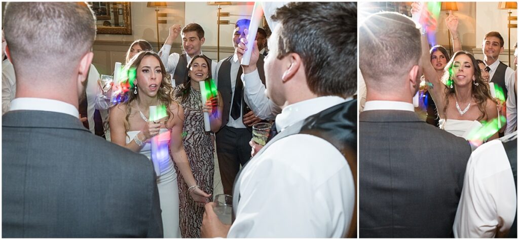 Bride dancing at Stone House at Stirling Ridge 