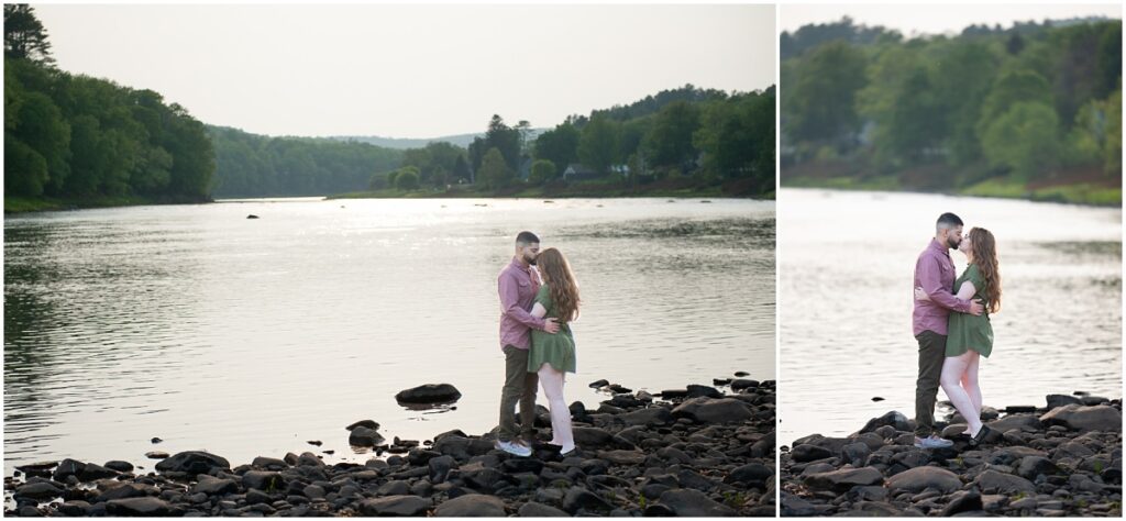 romantic photos of engaged couple taken by Agnes J photo