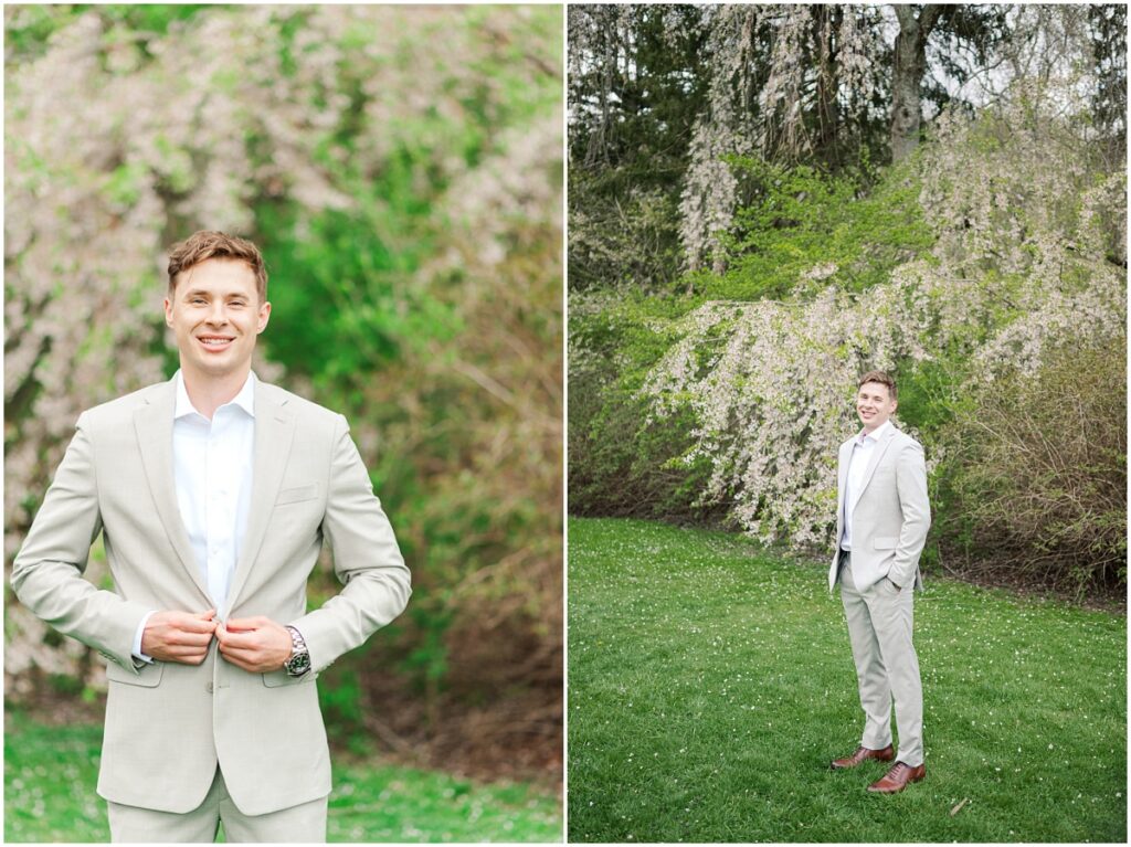 portraits of a man posing for photo at the Skylands Manor